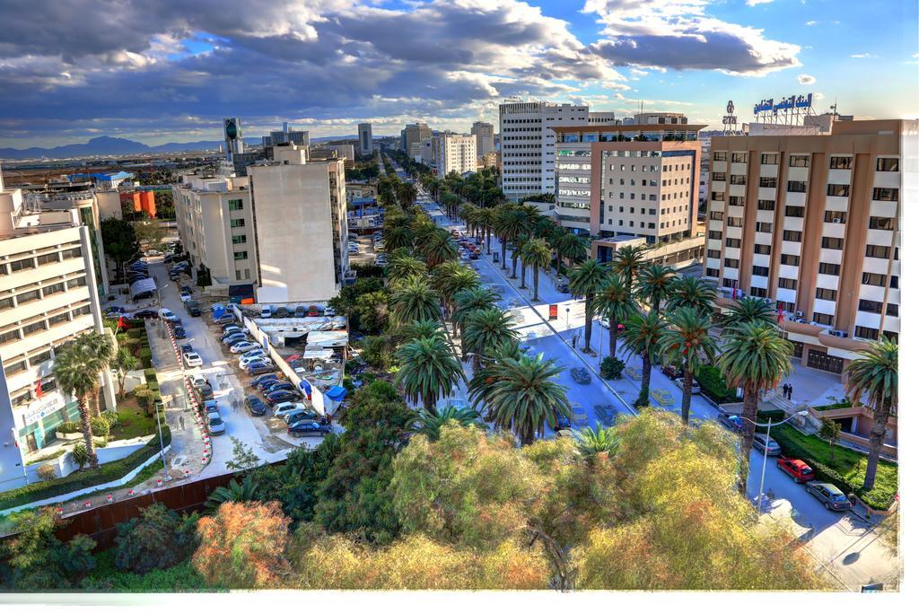 โฮเต็ล ลา ไมสัน บลังเช Hotel ตูนิส ภายนอก รูปภาพ View of the city