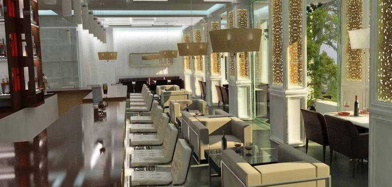โฮเต็ล ลา ไมสัน บลังเช Hotel ตูนิส ภายนอก รูปภาพ The interior of the restaurant