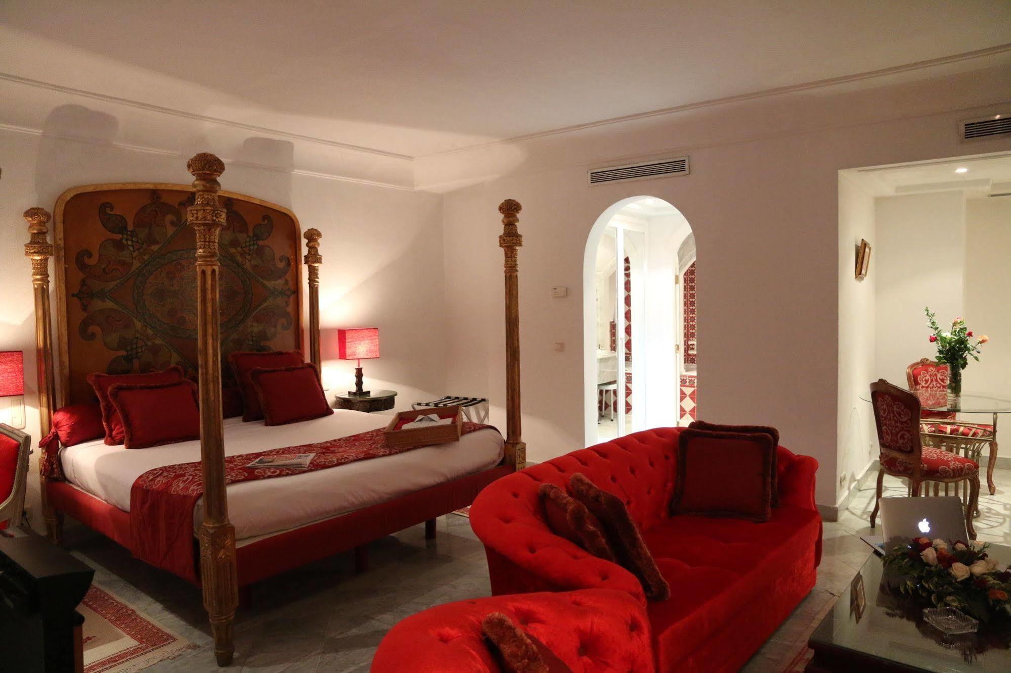 โฮเต็ล ลา ไมสัน บลังเช Hotel ตูนิส ภายนอก รูปภาพ A suite at the hotel